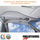 OUTBACK 4WD INTERIORS ROOF CONSOLE FITS ISUZU MU-X WAGON